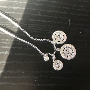 Nadri silver necklace